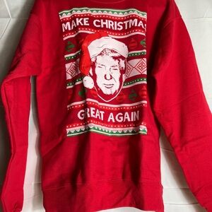 Red Trump Christmas Sweater